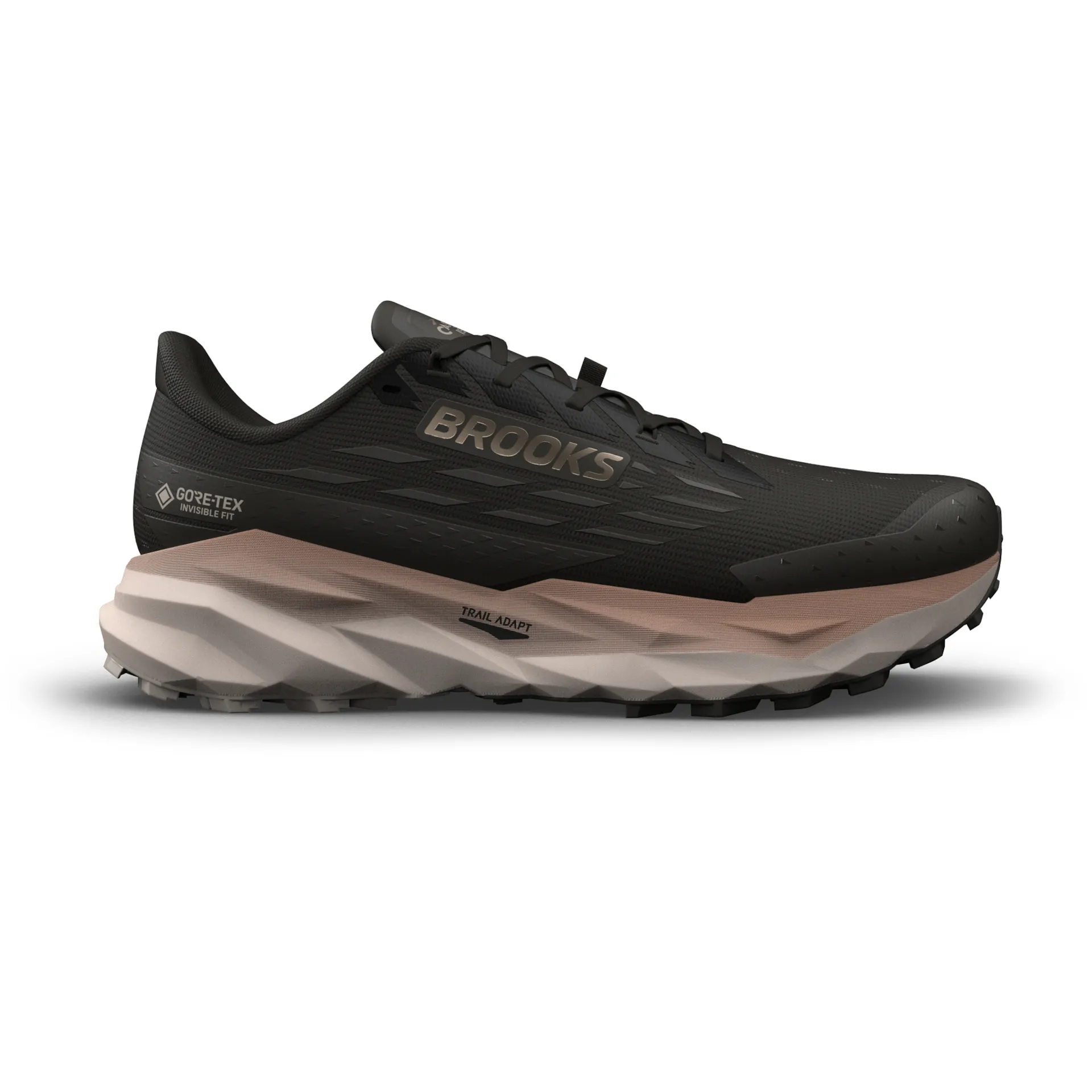 Brooks Men's Cascadia 19 GTX Black/Ebony/Chateau Gray