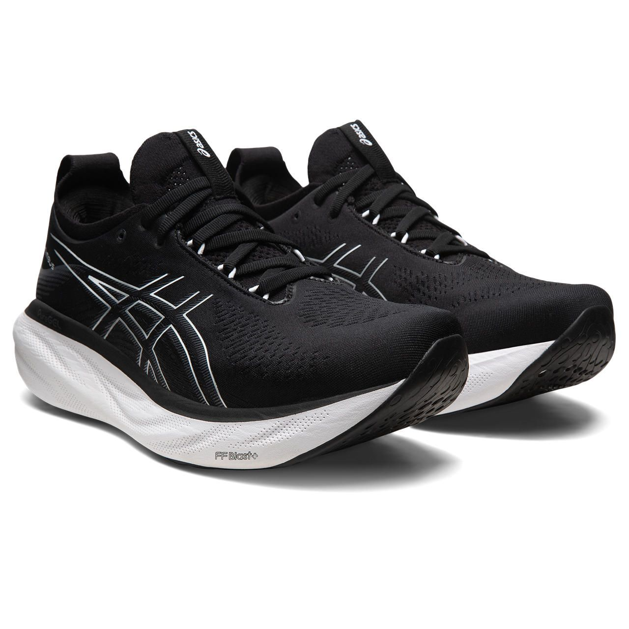 Asics MEN'S GEL-NIMBUS 25 001 BLACK/PURE SILVER