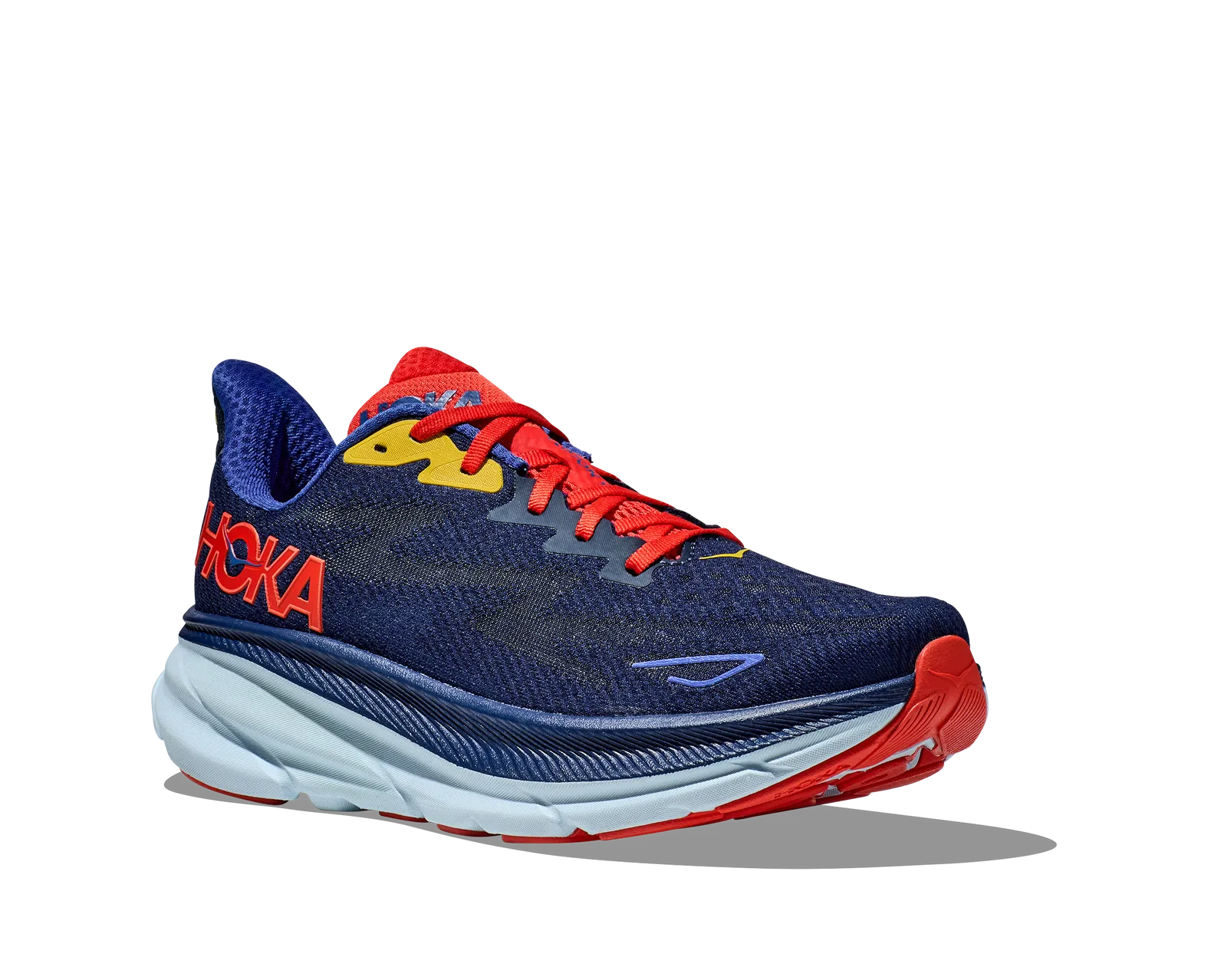 Hoka MEN'S CLIFTON 9 BBDGB BELLWETHER BLUE/DAZZLING BLUE