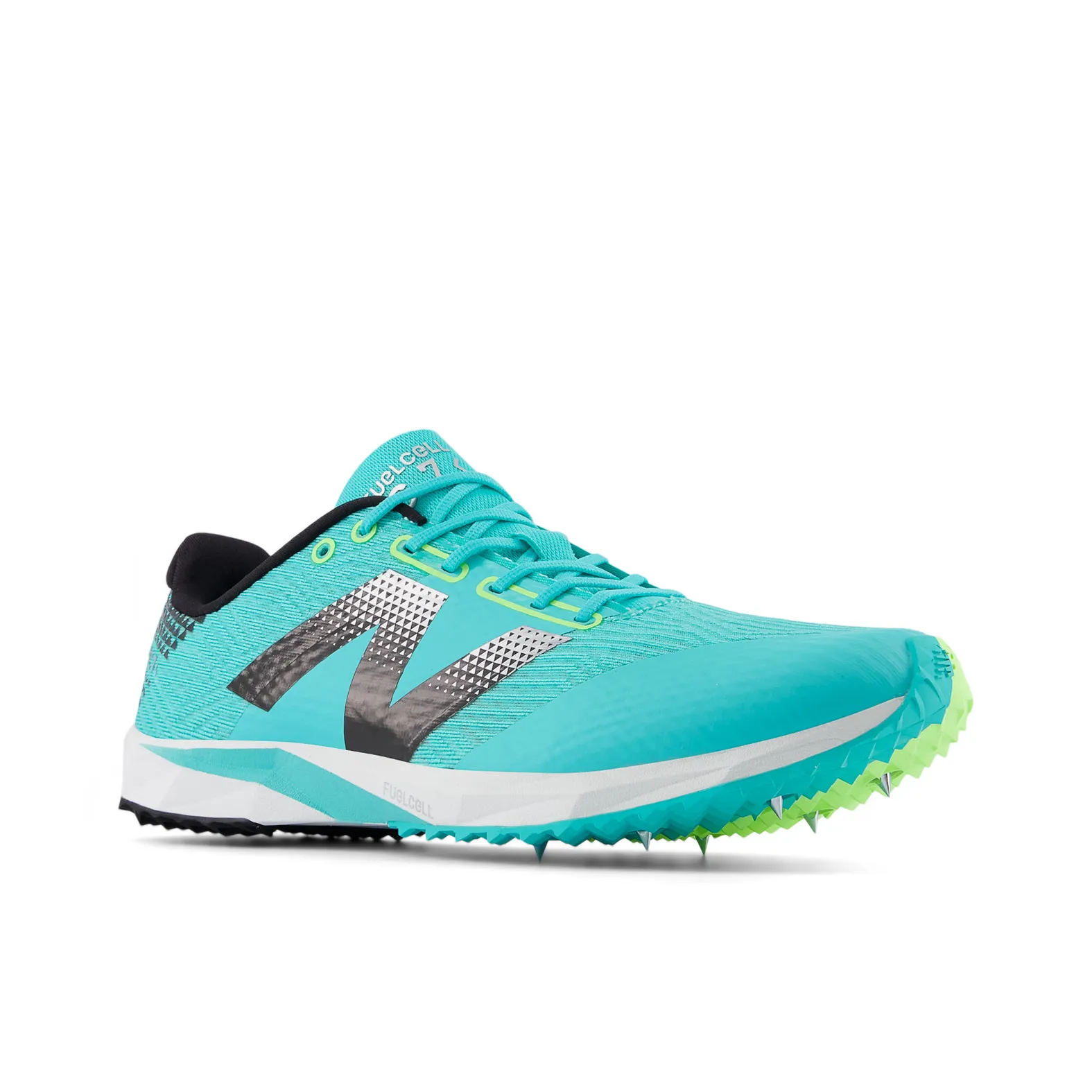 New Balance MEN'S XC SEVEN V5 LT Cyber Jade/Black/Silver Metallic