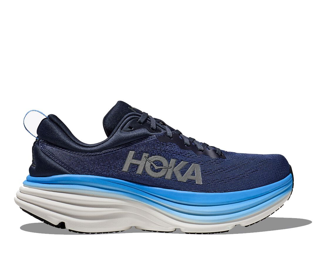 Hoka Men's Bondi 8 (Wide) OSAA OUTER SPACE/ALL ABOARD