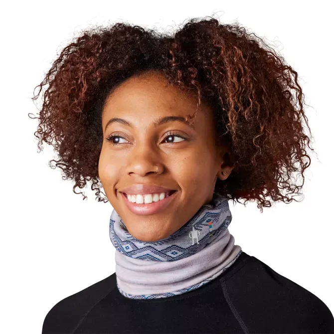 Smartwool Merino 250 Reversible Pattern Neck Gaiter PURPLE ECLIPSE