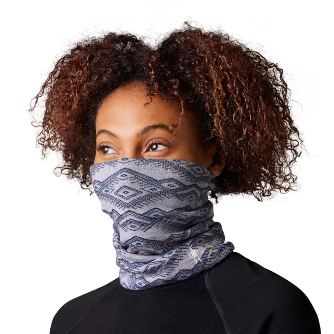 Smartwool Merino 250 Reversible Pattern Neck Gaiter PURPLE ECLIPSE