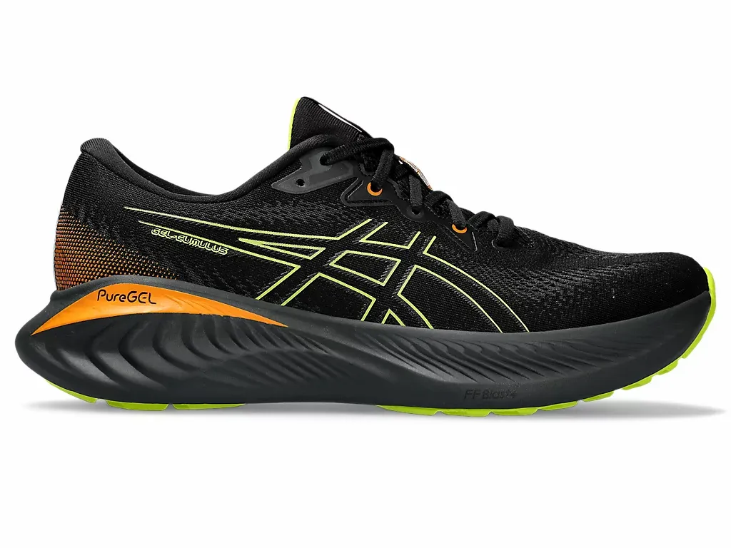 Asics MEN'S GEL-CUMULUS 25 GTX 001 BLACK/NEON LIME