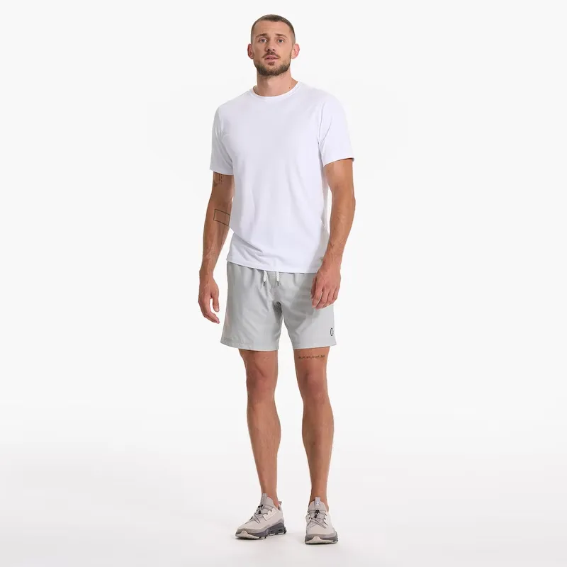 Short De Sport Vuori Kore Homme 2XL Gris Rayé – Doublé – Entrejambe 14cm – Neuf étiquettes