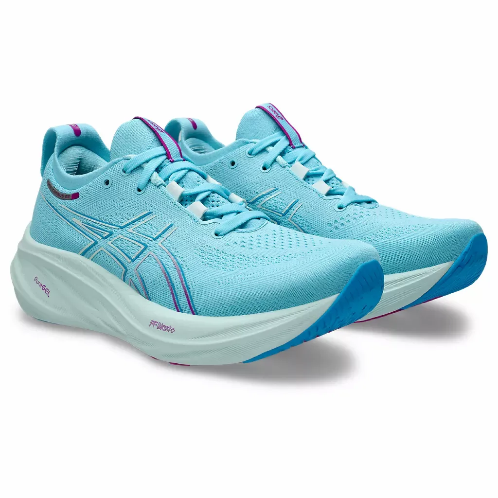 Asics WOMEN'S GEL-NIMBUS 26 404 BrightCyan/BoldMagenta